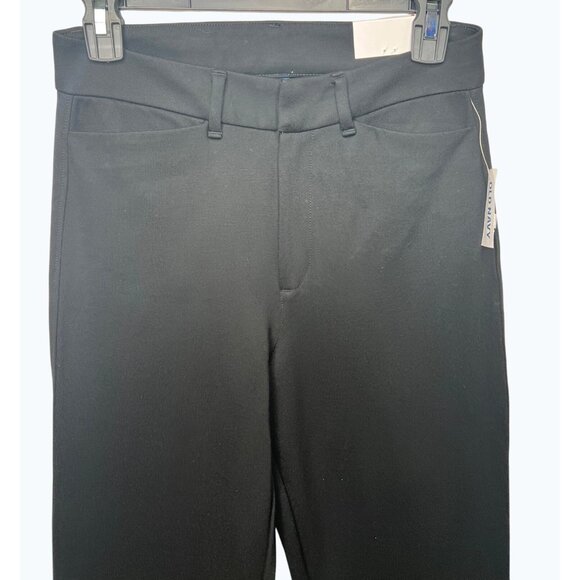 Old Navy Womens Black Flare Trousers Stretch Rayon Blend Size 4 - Picture 11 of 15